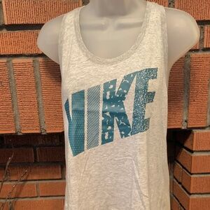 "Nike" racer back tank top, M